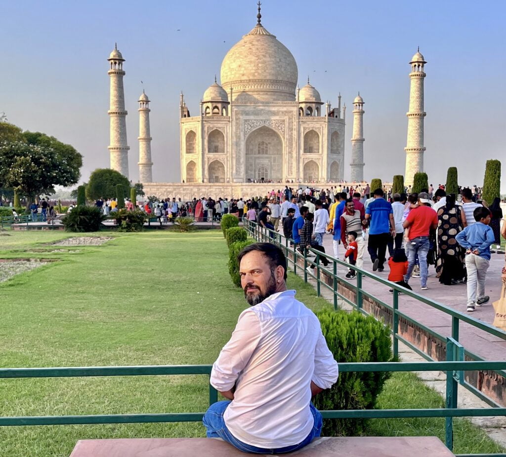 Home 2 Taj Mahal and gardens on a cultural India tour