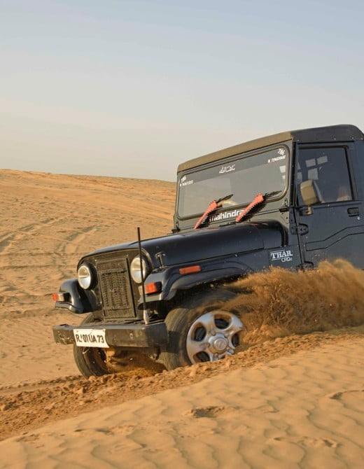 Experiences 6 Four-wheel-drive jeep safari crossing dramatic Indian terrain