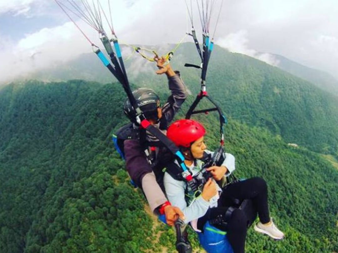 Paragliding - Manu Adventures India