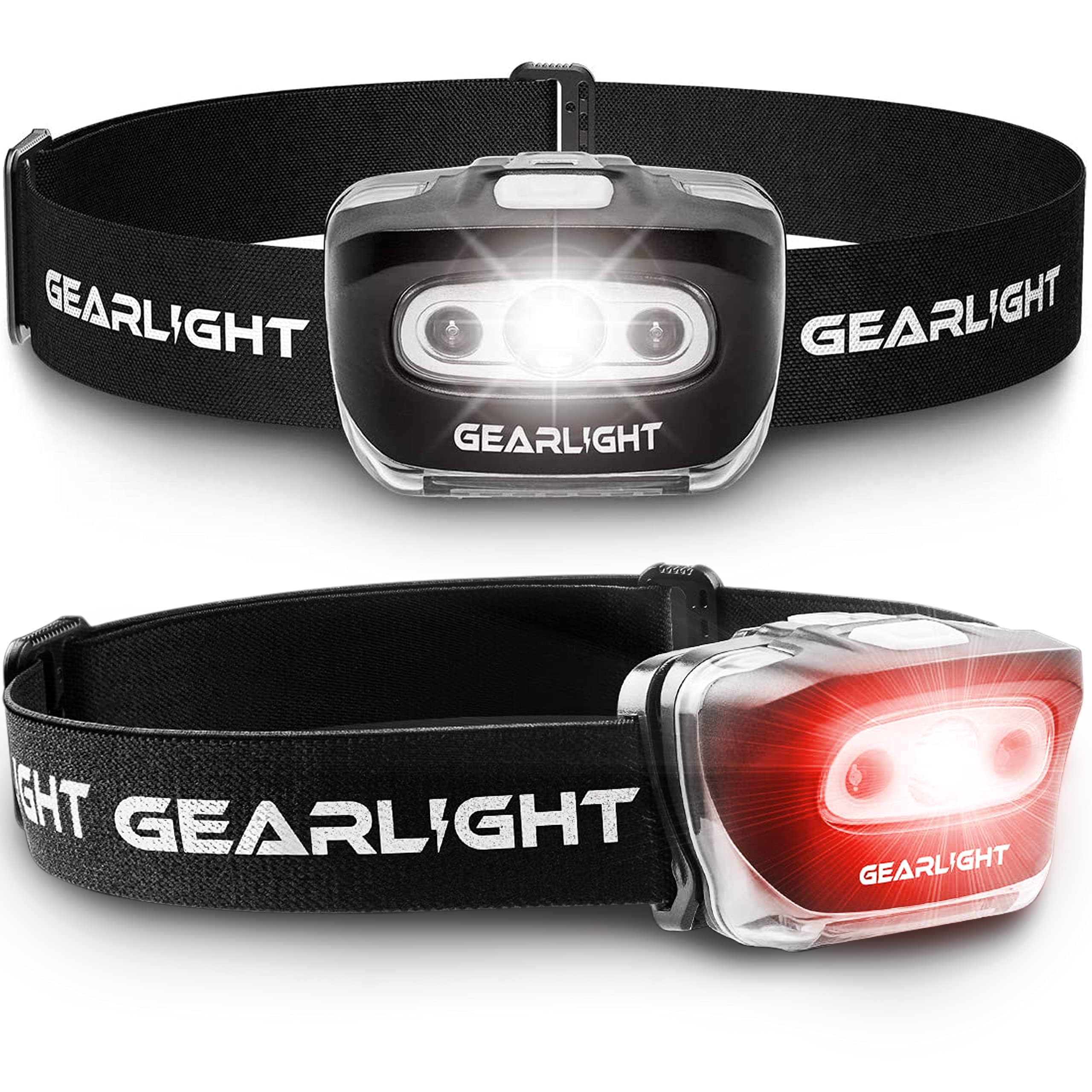 LED headlamp with adjustable strap, essential lighting gear for safe night trekking and mountain camping for beginners