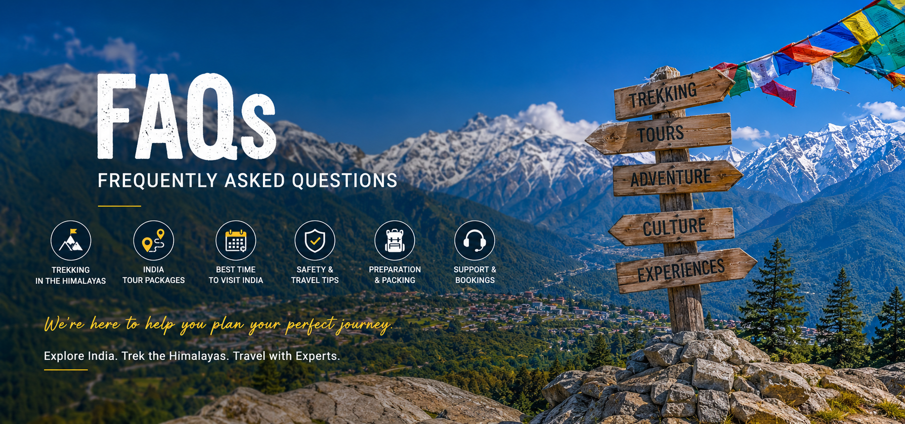 FAQs 1 Travellers preparing for an India tour and Himalayan trekking adventure with Manu Adventures India